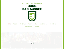 Tablet Screenshot of borg-aussee.at